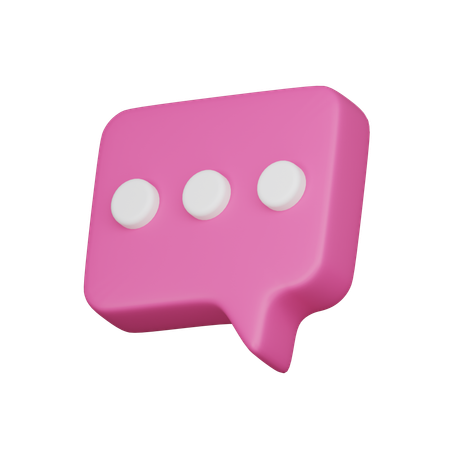 Comentario  3D Icon