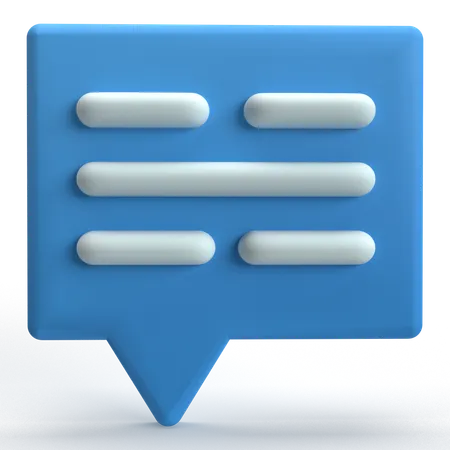Comente  3D Icon