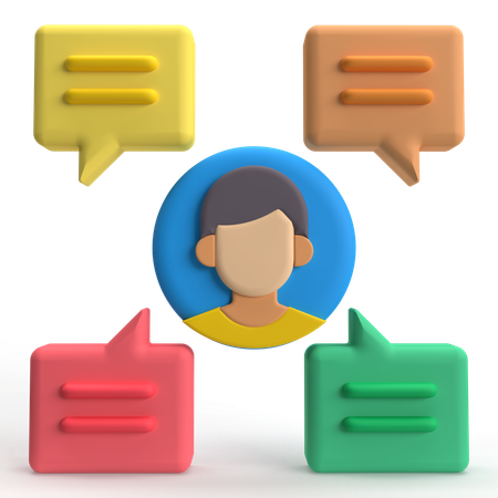 Opinião  3D Icon