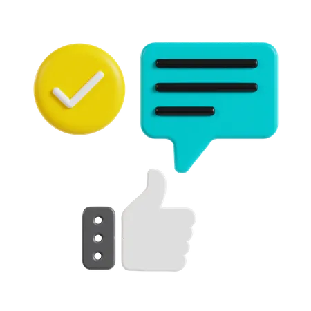 Opinião  3D Icon