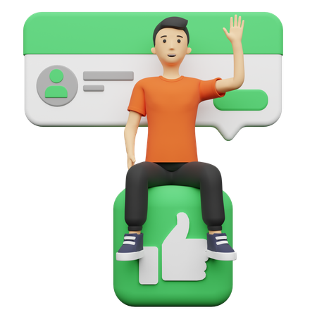 Comentarios positivos recibidos por el empresario  3D Icon