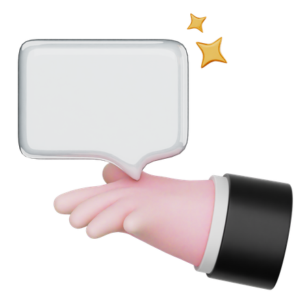 Comente positivo  3D Icon