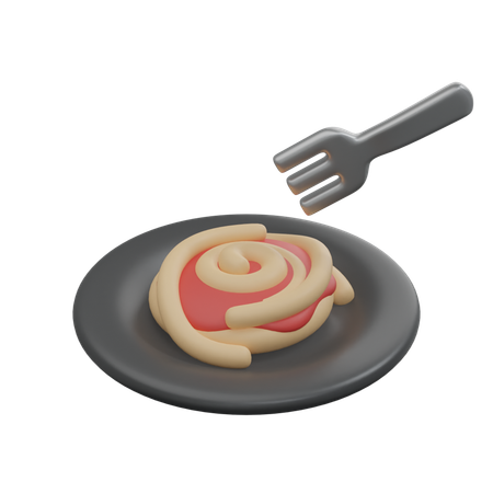 Comer espaguete  3D Icon