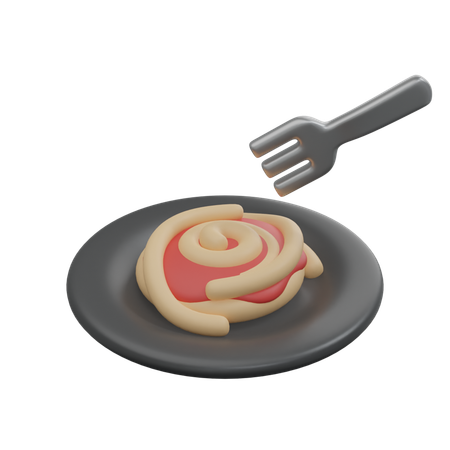 Comer espaguetis  3D Icon