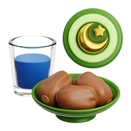 Comer iftar  3D Icon