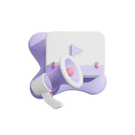 Marketing  3D Icon