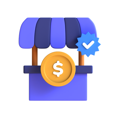 Comerciante de la tienda  3D Icon