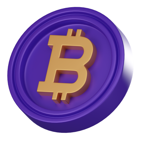 Comercio de bitcoins  3D Icon