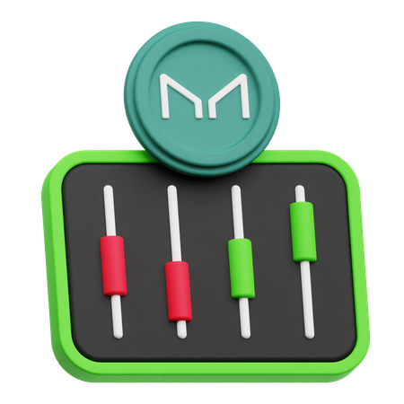 Comercio de monedas de creador  3D Icon