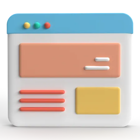 Comércio eletrônico  3D Icon