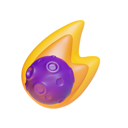 Comet  3D Icon