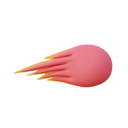 Comet  3D Illustration