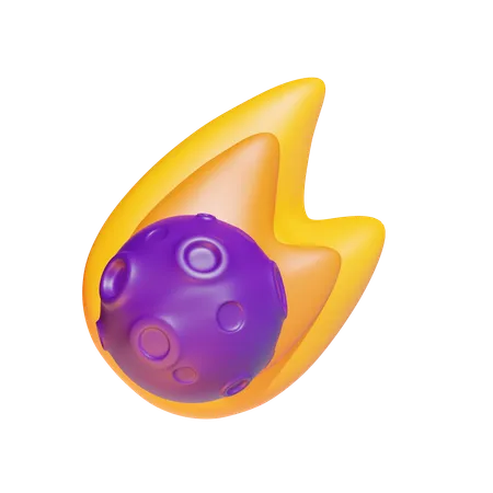 Cometa  3D Icon