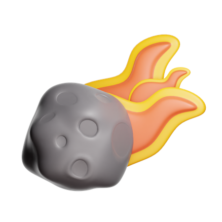 Cometa caindo  3D Icon