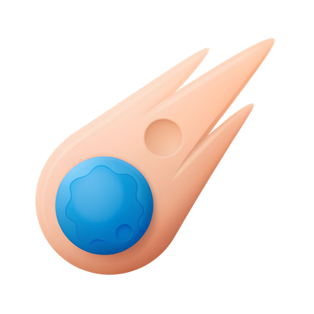 Comète  3D Icon