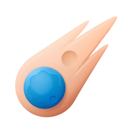 Comète  3D Icon