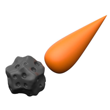 Comète  3D Icon