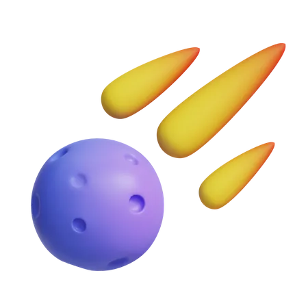 Comète  3D Icon