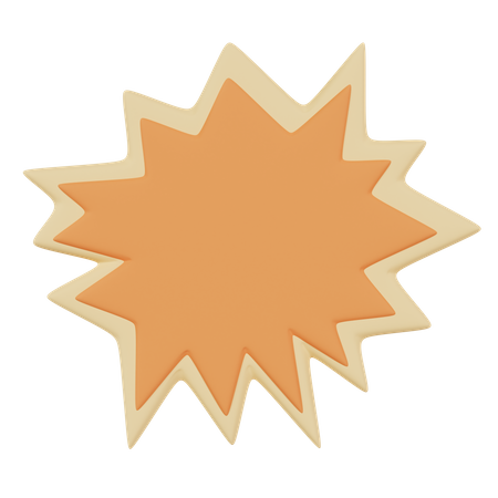 Comic Bubble  3D Icon