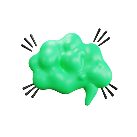 Comic Bubble  3D Icon