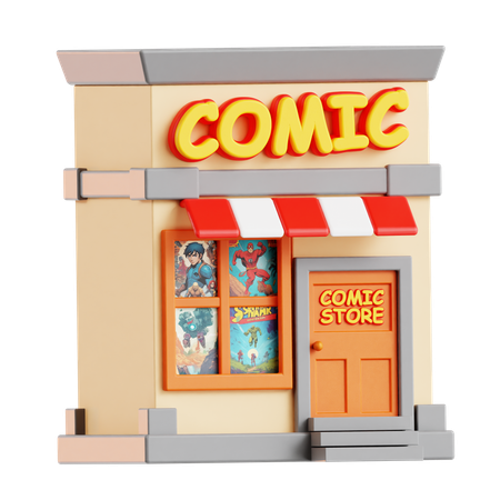 Comic-Laden  3D Icon