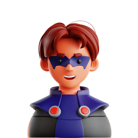 Comic-Superheld  3D Icon