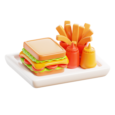 Comida  3D Icon