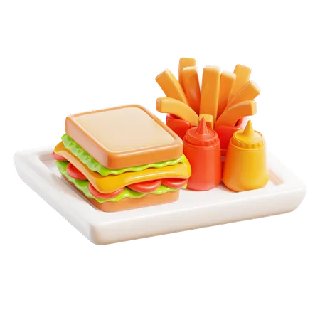 Comida  3D Icon