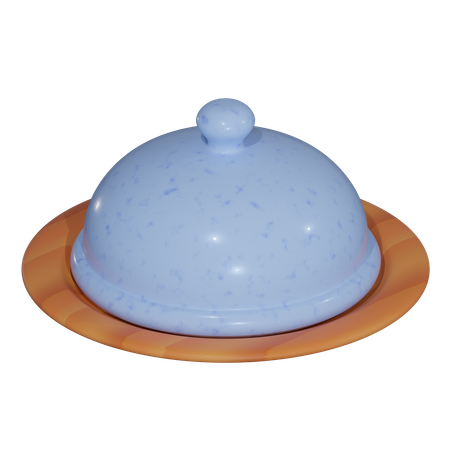 Campana de comida  3D Icon