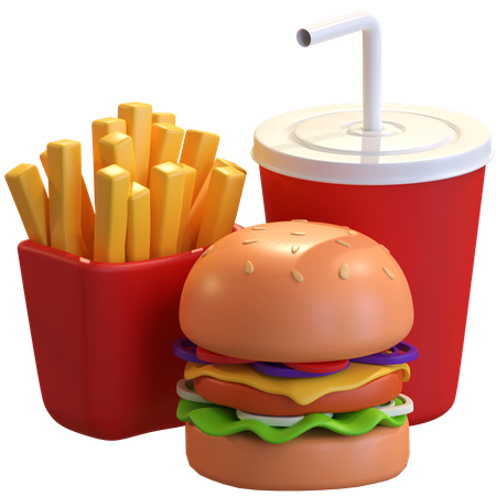 Comida e bebida  3D Icon