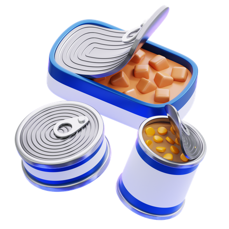 Comida enlatada  3D Icon