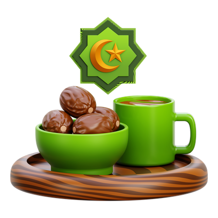 Comida iftar  3D Icon