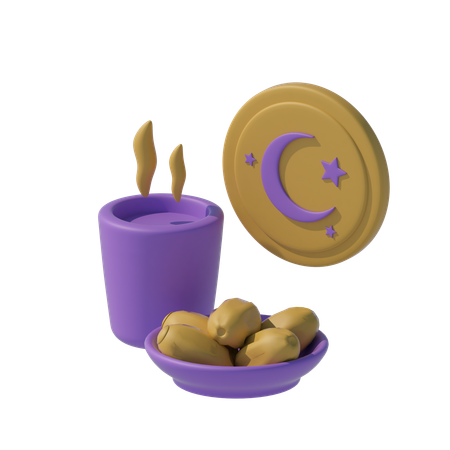 Comida iftar  3D Icon