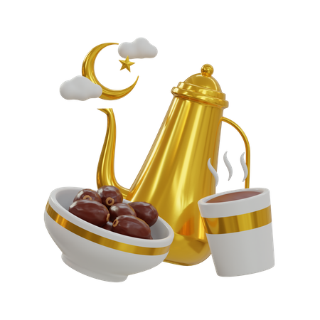 Comida iftar  3D Icon