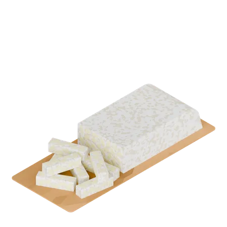 Comida indonesia: tempeh  3D Icon