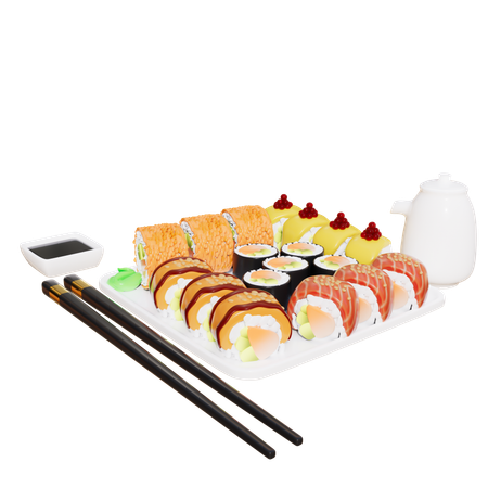 Comida Japonesa  3D Icon