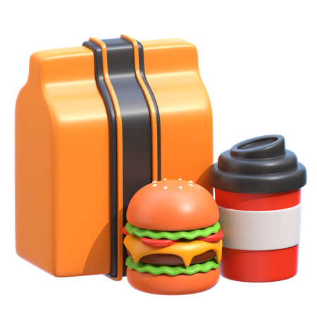 Leve comida  3D Icon