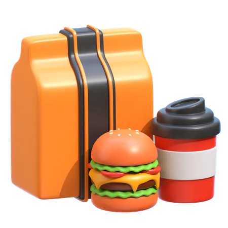 Leve comida  3D Icon