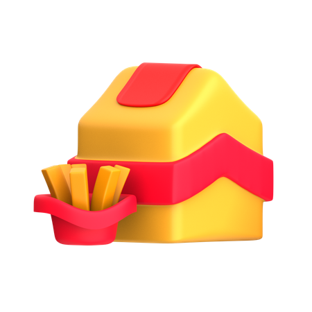 Comida para llevar  3D Icon