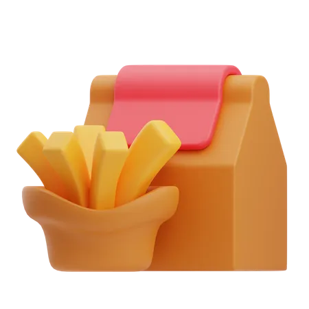 Comida para llevar  3D Icon