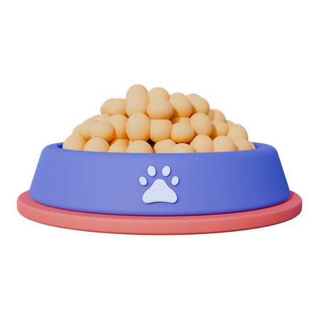 Alimentos para mascotas  3D Icon