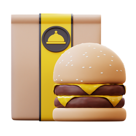 Comida para levar  3D Icon