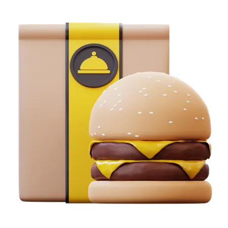 Comida para levar  3D Icon