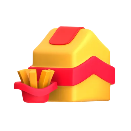 Leve comida  3D Icon