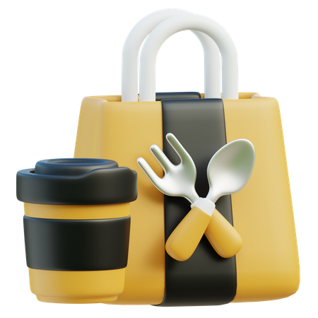 Comida para levar  3D Icon