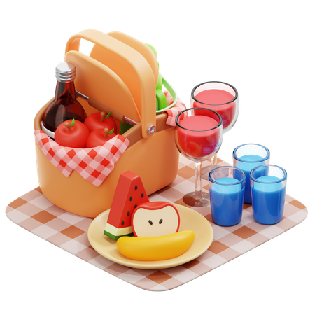 Comida campestre  3D Icon