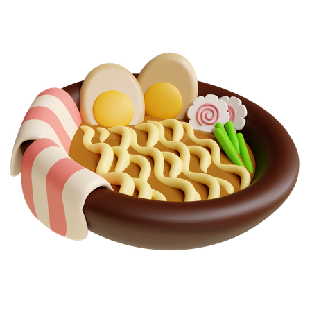 Comida ramen  3D Icon