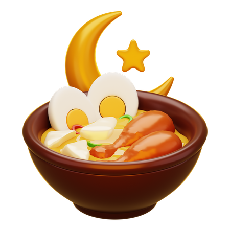 Comida ramen  3D Icon