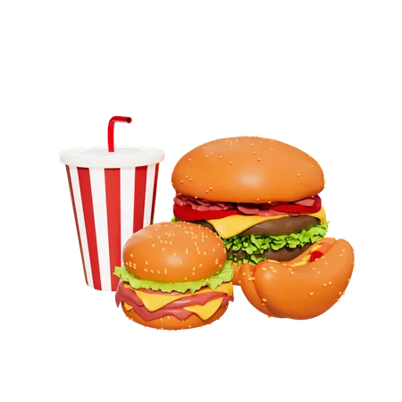 Comida rápida  3D Icon