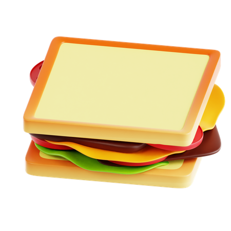 Sándwich  3D Icon